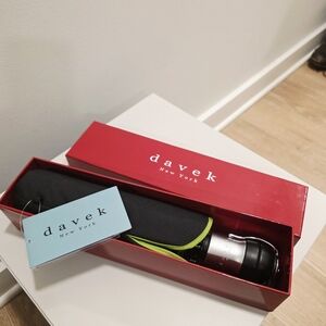 Davek Solo Umbrella, Black/Wasabi